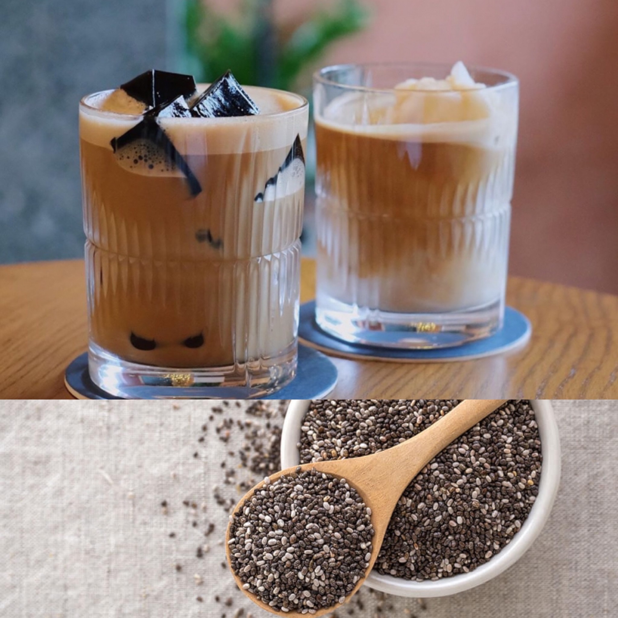 Cà phê sữa sương sáo, hạt chia cho buổi sáng hứng khởi - 1 Cà phê sữa sương sáo, hạt chia cho buổi sáng hứng khởi - 1