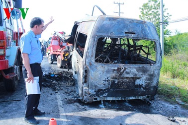  Hình ảnh vụ tai nạn thảm khốc tại Thái Lan làm 12 người Việt tử nạn