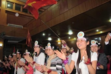 Sinh viên hào hứng với hội thi Nghiệp vụ sư phạm