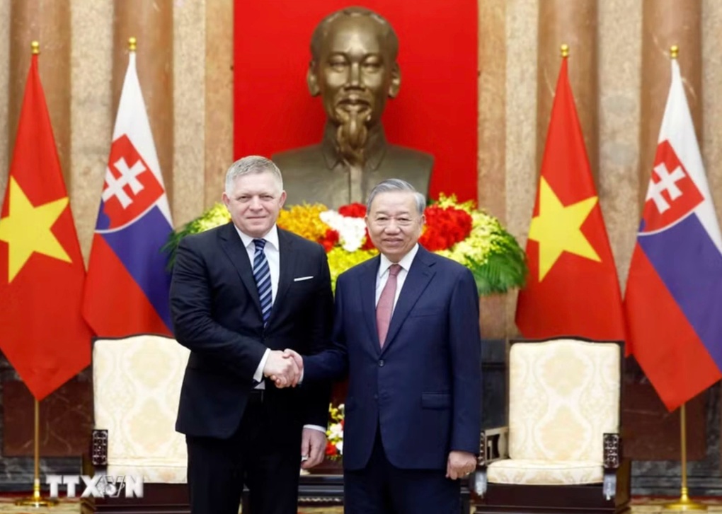 Tổng Bí thư, Chủ tịch nước nêu các định hướng lớn giữa Việt Nam và Slovakia - 1