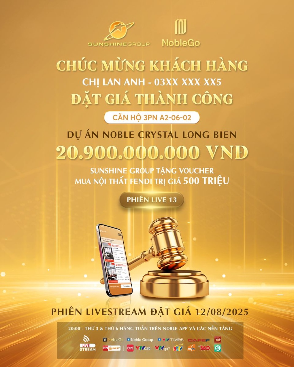 Căn hộ hàng hiệu của Sunshine Group tại phía Đông Hà Nội sẽ lên sóng phiên livestream 15/8 - 1 Căn hộ hàng hiệu của Sunshine Group tại phía Đông Hà Nội sẽ lên sóng phiên livestream 15/8 - 1