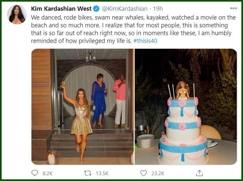 Kim Kardashian bị chỉ trích vì tổ chức sinh nhật xa hoa - 3 Kim Kardashian bị chỉ trích vì tổ chức sinh nhật xa hoa - 3