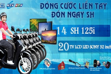 “Vui năm mới, đón quà may mắn” cùng HTVC