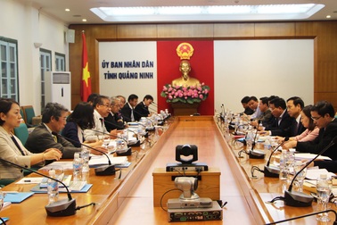 Tỉnh Quảng Ninh làm việc với Đoàn chính quyền và doanh nhân thành phố Asahikawa - Nhật Bản