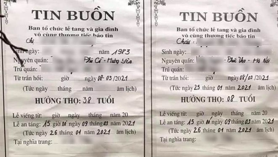 Hà Nội: Nghi án chồng giết vợ con rồi tự tử - 1 Hà Nội: Nghi án chồng giết vợ con rồi tự tử - 1