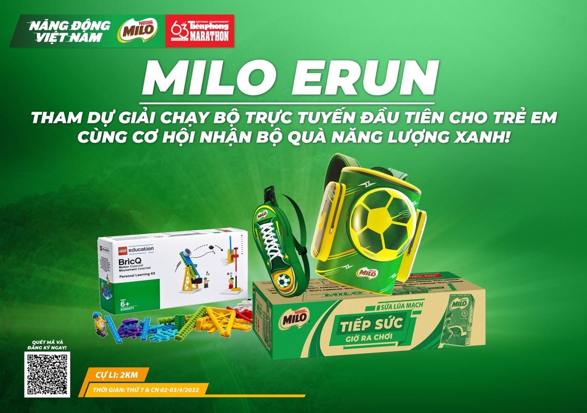 Thúc đẩy tinh thần thể thao của trẻ sau dịch với giải chạy bộ trực tuyến MILO Erun - 2 Thúc đẩy tinh thần thể thao của trẻ sau dịch với giải chạy bộ trực tuyến MILO Erun - 2