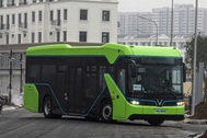 Xe buýt điện VinBus bắt đầu chạy thử nghiệm tại Hà Nội