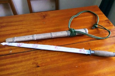 Cha ruột dùng kiếm đâm chết con trai rồi ăn lá ngón tự tử