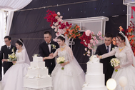 3 chị em ruột ở Lâm Đồng cưới cùng ngày, vào lễ đường cùng giờ
