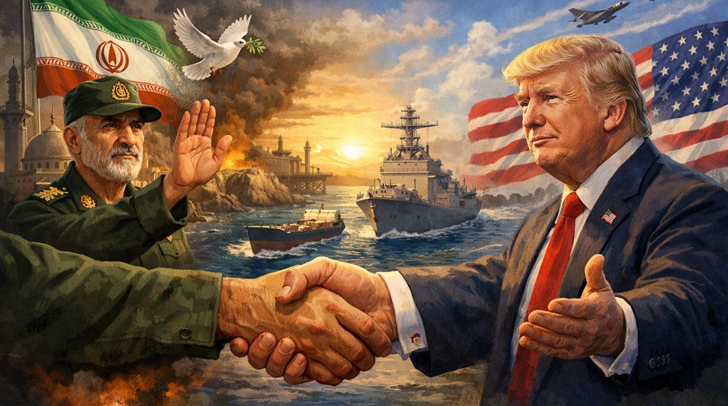 Tổng thống Trump đi nước cờ mạo hiểm không tiếng súng trong ván bài Iran - 1