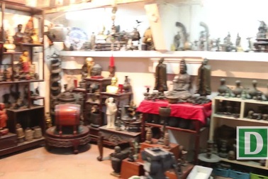 Chiêm ngưỡng "kho báu" tượng đồng của nghệ nhân Hà Nội