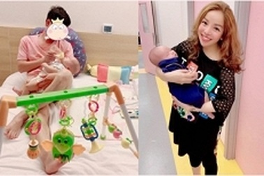 Ca sĩ Minh Chuyên lần đầu hé lộ hình ảnh bố của con trai