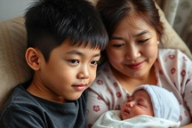 Nam sinh 13 tuổi đỡ đẻ cho mẹ gây sốt mạng xã hội