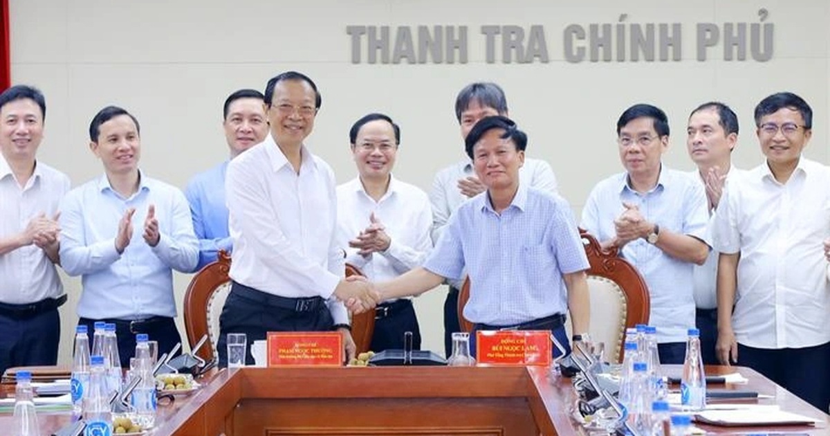 Bàn giao Thanh tra Bộ Giáo dục về Thanh tra Chính phủ