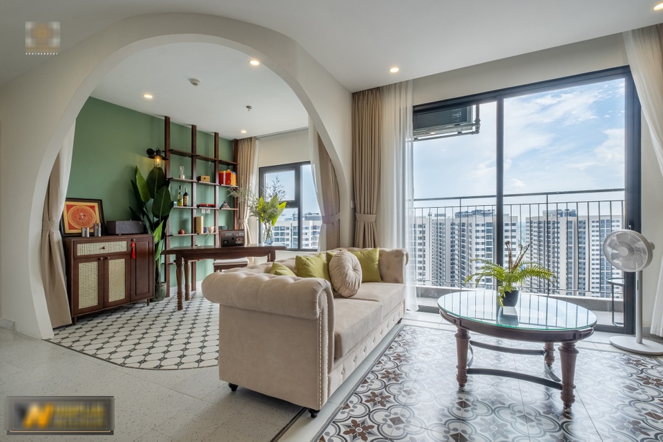 Mê mẩn với căn hộ 74m² mang phong cách Đông Dương - 1 Mê mẩn với căn hộ 74m² mang phong cách Đông Dương - 1