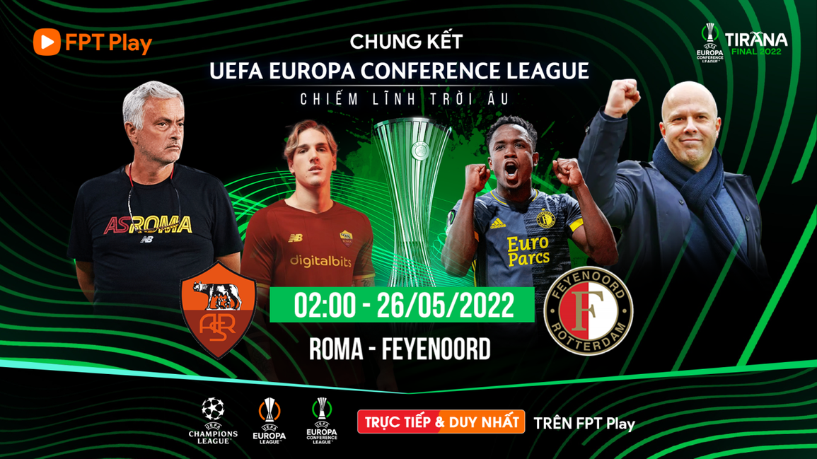 Xem trực tiếp trận chung kết Europa Conference League trên FPT Play - 5 Xem trực tiếp trận chung kết Europa Conference League trên FPT Play - 5