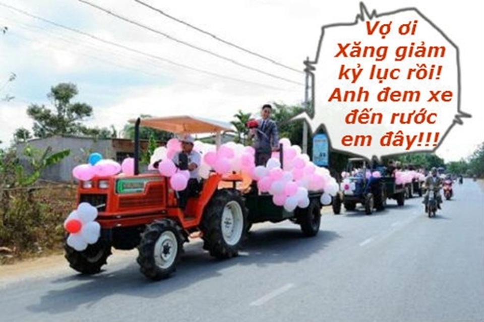 Cười bò với chùm ảnh chế của dân mạng khi nghe tin giá xăng giảm sốc - 5 Cười bò với chùm ảnh chế của dân mạng khi nghe tin giá xăng giảm sốc - 5