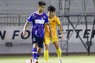 U22 Việt Nam thua đội hạng dưới Bà Rịa Vũng Tàu trong trận đấu tập