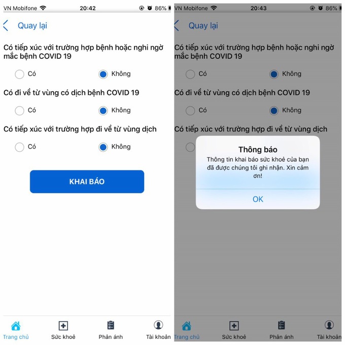 Hướng dẫn tải ứng dụng và khai báo y tế trên Google Play - Ảnh 4. Hướng dẫn tải ứng dụng và khai báo y tế trên Google Play - Ảnh 4.