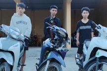 Bắt giữ nhóm đối tượng đi lang thang, trộm cắp xe máy liên tỉnh