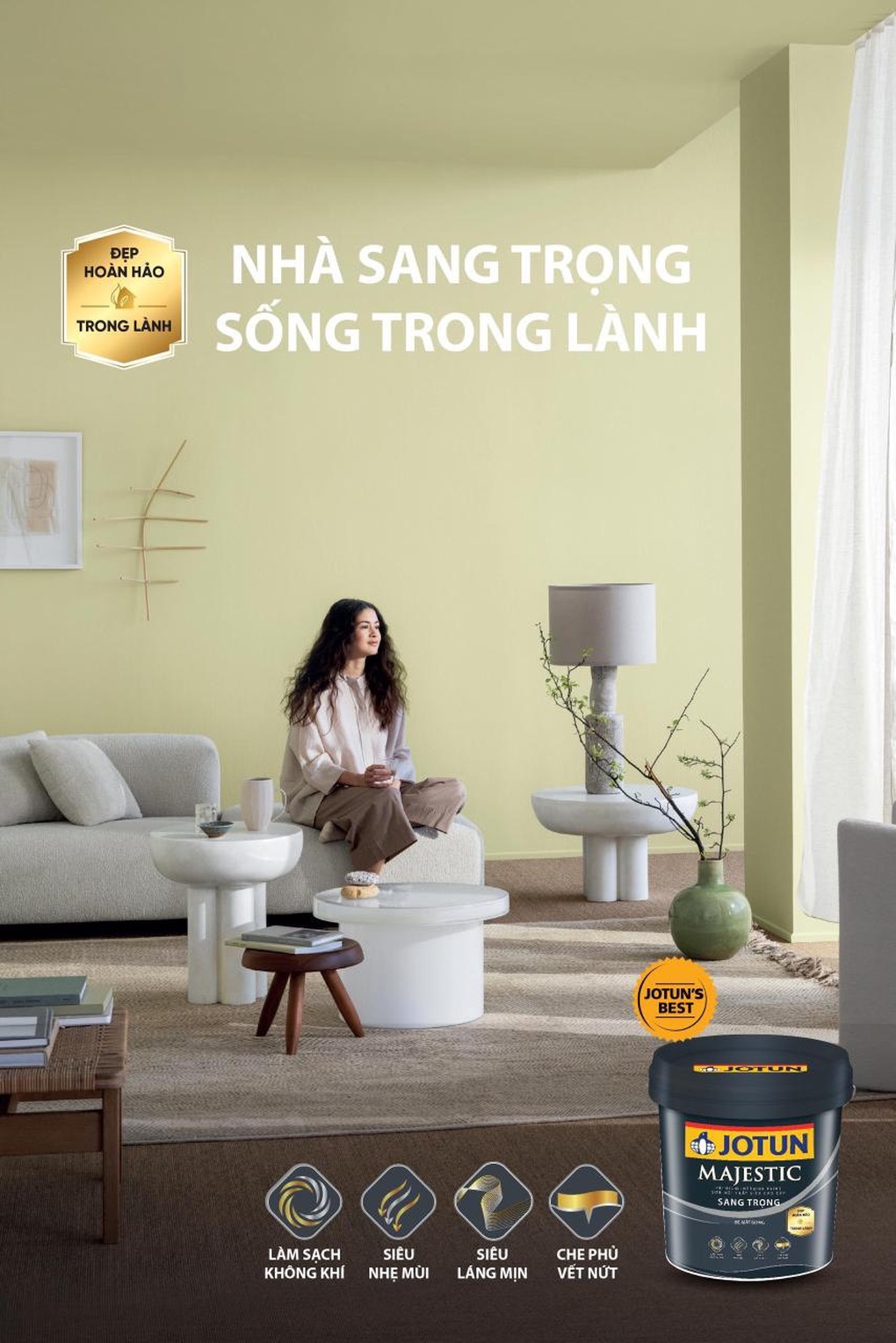 Jotun ra mắt sơn nội thất cao cấp Majestic Sang Trọng - 3 Jotun ra mắt sơn nội thất cao cấp Majestic Sang Trọng - 3