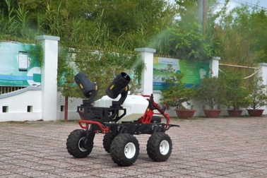Xem robot ở Cần Thơ phun khử khuẩn thay người