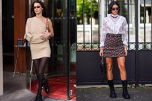 Kiểu giày mang đến sải bước sắc nét, cá tính cho phụ nữ