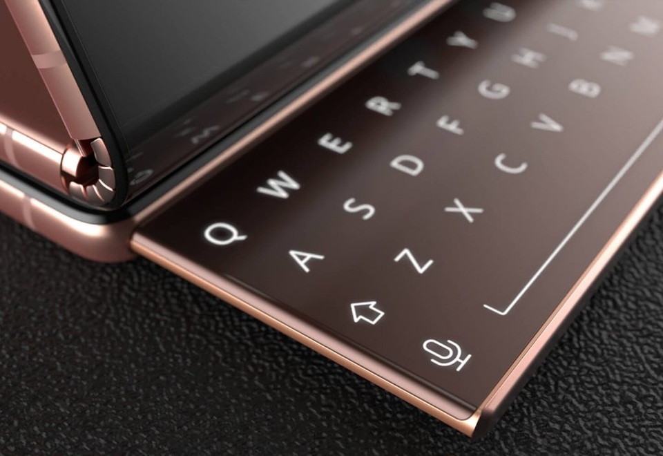 Độc đáo ý tưởng smartphone màn hình gập với bàn phím trượt của Samsung - 4 Độc đáo ý tưởng smartphone màn hình gập với bàn phím trượt của Samsung - 4