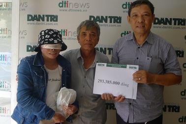 Hơn 293 triệu đồng đến với bố con chú Niềm