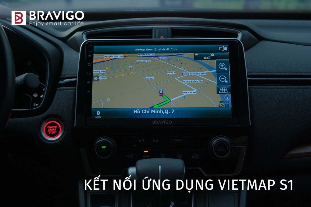 Bravigo - màn hình Android ô tô tin cậy của cánh tài xế - 1 Bravigo - màn hình Android ô tô tin cậy của cánh tài xế - 1