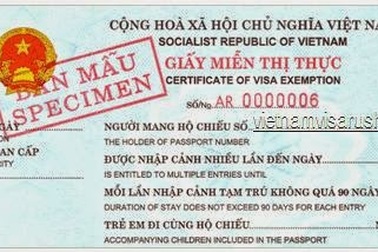 Từ 1/1/2015, Việt Nam miễn thị thực cho công dân 7 nước 