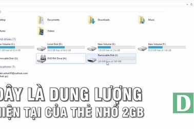 Cách sửa lỗi USB, thẻ nhớ bị mất/ giảm dung lượng vốn có