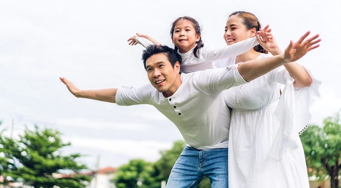 Gia đình hạnh phúc là niềm mơ ước của tất thảy mọi người. Ảnh minh họa