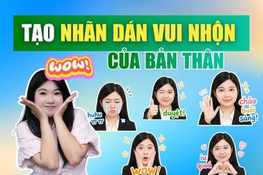 Tự tạo nhãn dán vui nhộn từ ảnh cá nhân chỉ với 2 cách