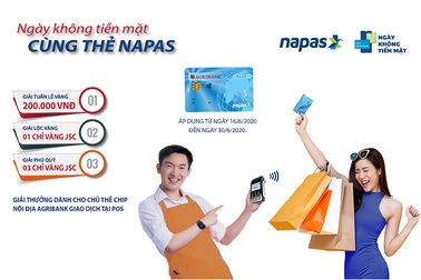 Nhiều ưu đãi từ Agribank từ “Ngày không dùng tiền mặt”