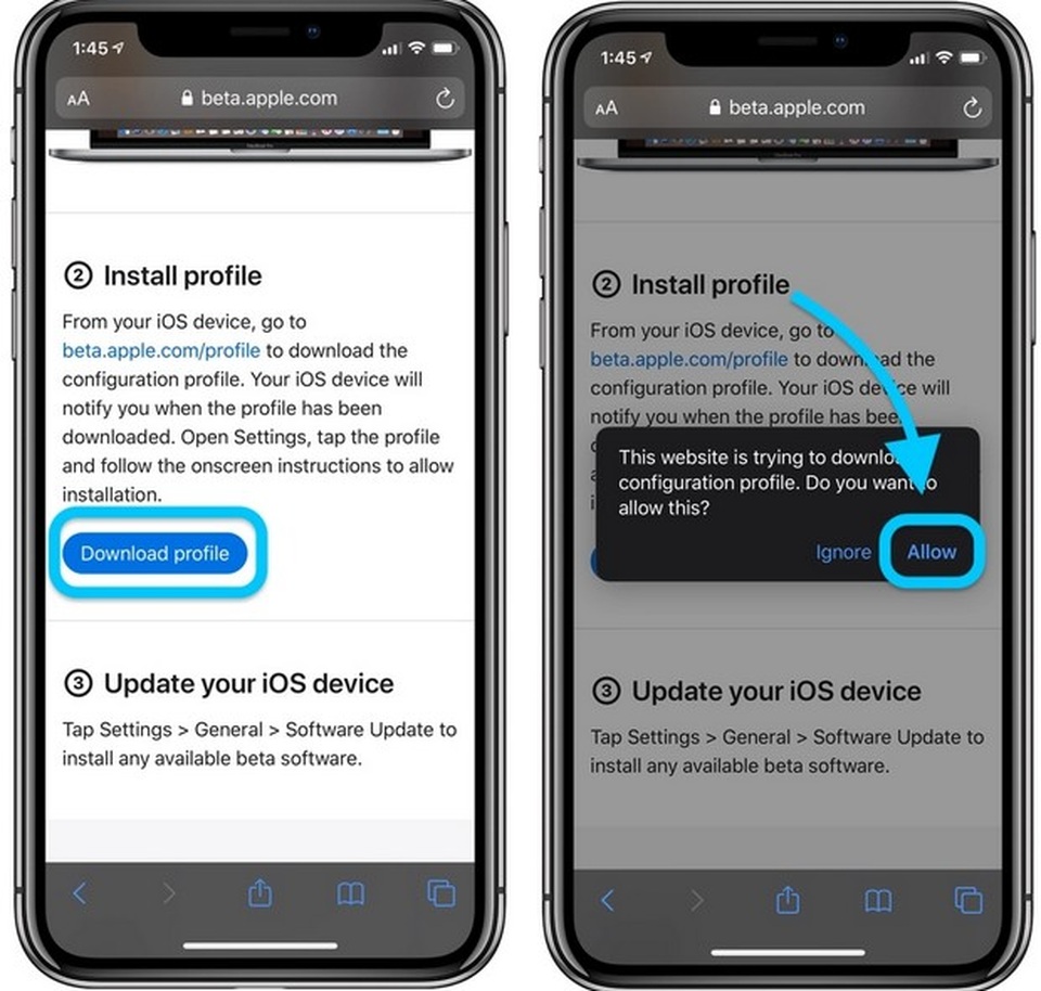 Hướng dẫn nâng cấp iPhone, iPad lên nền tảng iOS 14 và iPadOS 14 beta - 3 Hướng dẫn nâng cấp iPhone, iPad lên nền tảng iOS 14 và iPadOS 14 beta - 3