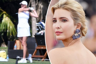 Ivanka Trump: Vẻ đẹp sáng bừng sân golf