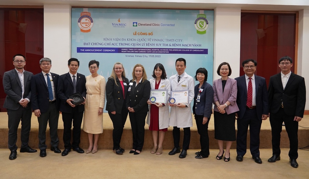 Vinmec được ACC công nhận là trung tâm xuất sắc về tim mạch - 1 Vinmec được ACC công nhận là trung tâm xuất sắc về tim mạch - 1