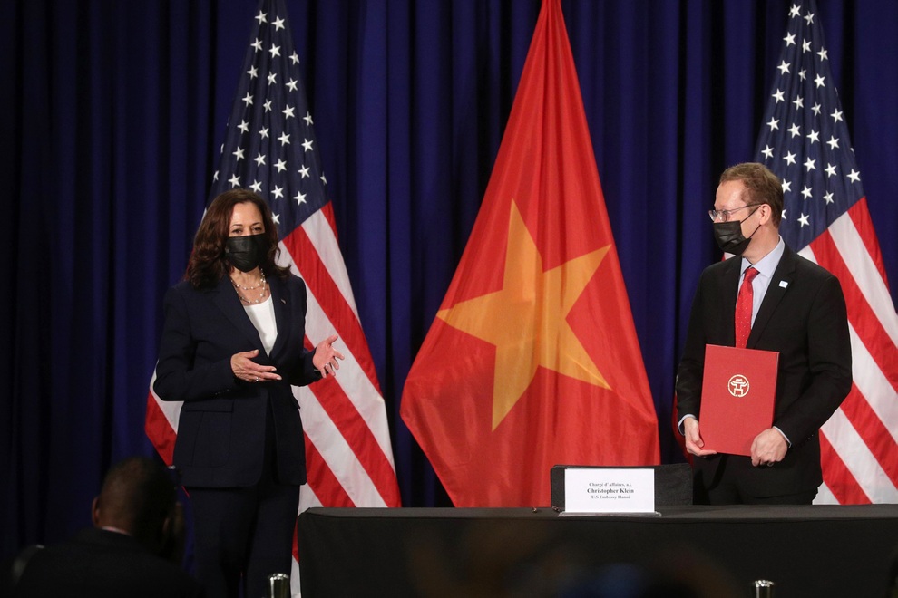 48 giờ bận rộn tại Việt Nam của Phó Tổng thống Mỹ Kamala Harris - 9 48 giờ bận rộn tại Việt Nam của Phó Tổng thống Mỹ Kamala Harris - 9
