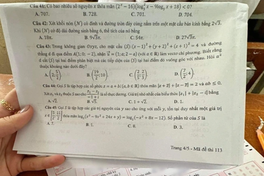 Xem xét khởi tố thí sinh chụp ảnh đề thi tốt nghiệp THPT gửi ra ngoài