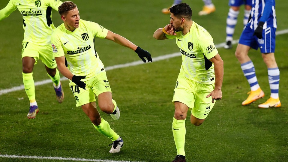 Luis Suarez lập cú đúp, Atletico hơn Real Madrid đến 7 điểm - 5 Luis Suarez lập cú đúp, Atletico hơn Real Madrid đến 7 điểm - 5