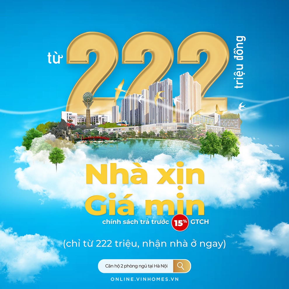 Ưu đãi đặc biệt cho khách hàng giao dịch qua Vinhomes Online - 1 Ưu đãi đặc biệt cho khách hàng giao dịch qua Vinhomes Online - 1