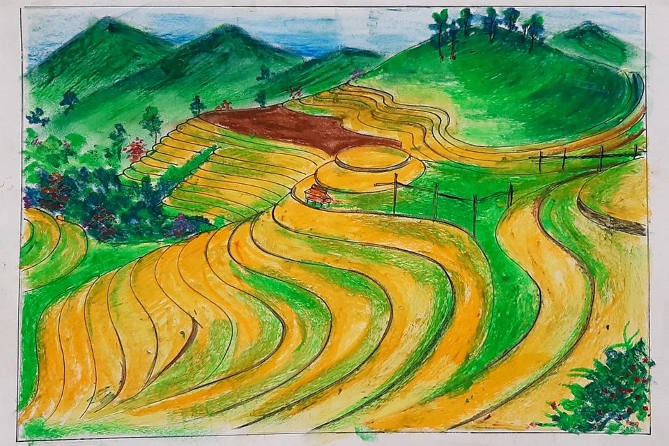 Thầy giáo trẻ Thanh Hóa truyền tình yêu đất nước tới học trò bằng tranh vẽ - 4 Thầy giáo trẻ Thanh Hóa truyền tình yêu đất nước tới học trò bằng tranh vẽ - 4