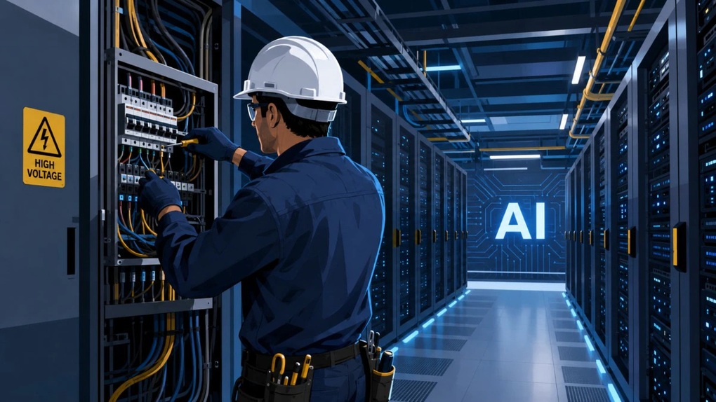 AI khiến thợ điện tại Mỹ trở thành nghề nóng, thu nhập 200.000 USD/năm - 1 AI khiến thợ điện tại Mỹ trở thành nghề nóng, thu nhập 200.000 USD/năm - 1