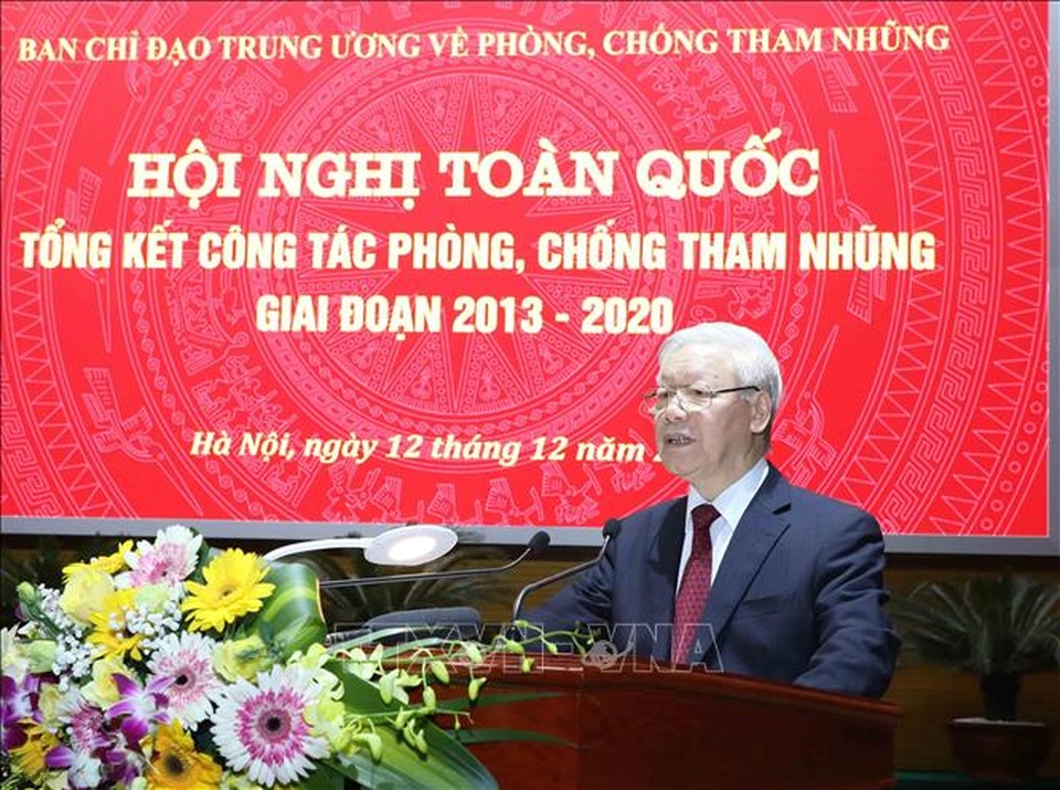Tổng Bí thư: Xây dựng cơ chế để không thể, không dám, không cần tham nhũng - 1 Tổng Bí thư: Xây dựng cơ chế để không thể, không dám, không cần tham nhũng - 1