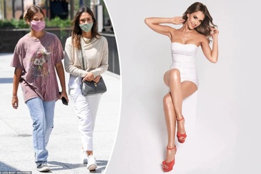 Con gái 13 tuổi của "Thiên thần bóng tối" Jessica Alba đã cao hơn mẹ