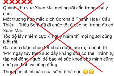 Tung tin sai về dịch corona, nam thanh niên Hà Nội bị phạt 10 triệu đồng