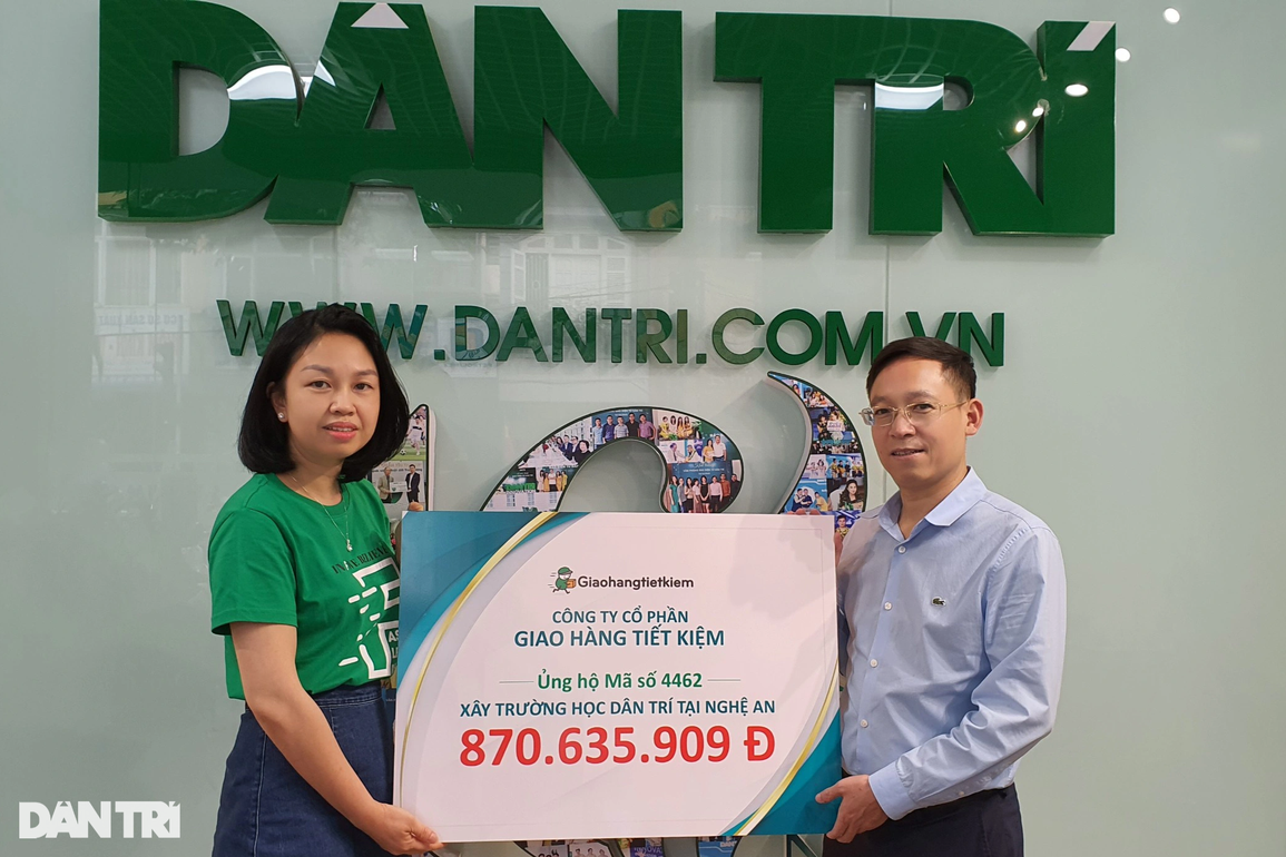 Giao Hàng Tiết Kiệm ủng hộ hơn 870 triệu đồng xây nhà bán trú tặng học sinh - 1 Giao Hàng Tiết Kiệm ủng hộ hơn 870 triệu đồng xây nhà bán trú tặng học sinh - 1