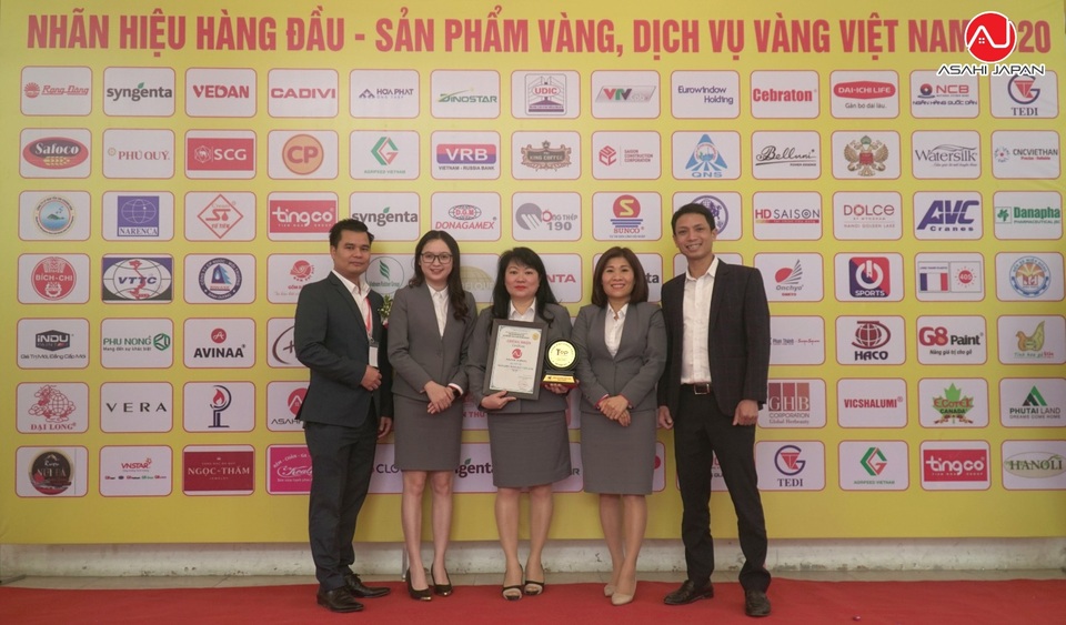 Asahi Japan được vinh danh Nhãn hiệu hàng đầu Việt Nam 2021 - 2 Asahi Japan được vinh danh Nhãn hiệu hàng đầu Việt Nam 2021 - 2