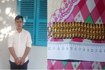 Tên cướp tiệm vàng sa lưới khi đang lẩn trốn ở nhà vợ